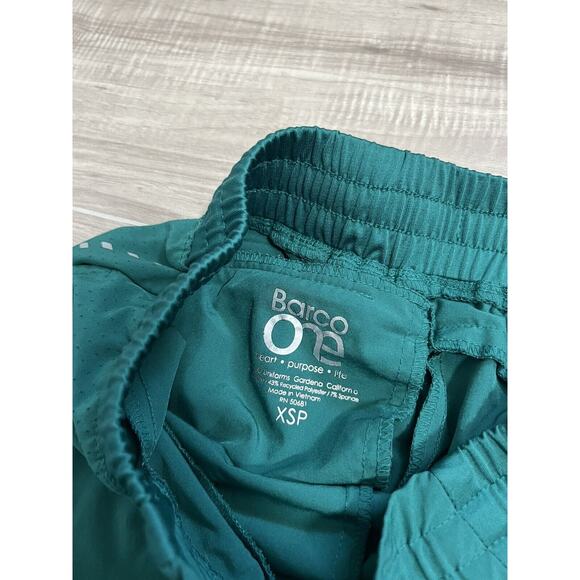 Barco One Perf Cargo Jogger Women's Scrub Pants Green XSP - Picture 5 of 5